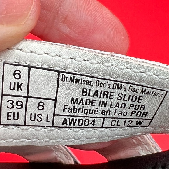 NEW! Womens DR MARTENS Blaire Slide Sandals NWOB - Picture 5 of 9